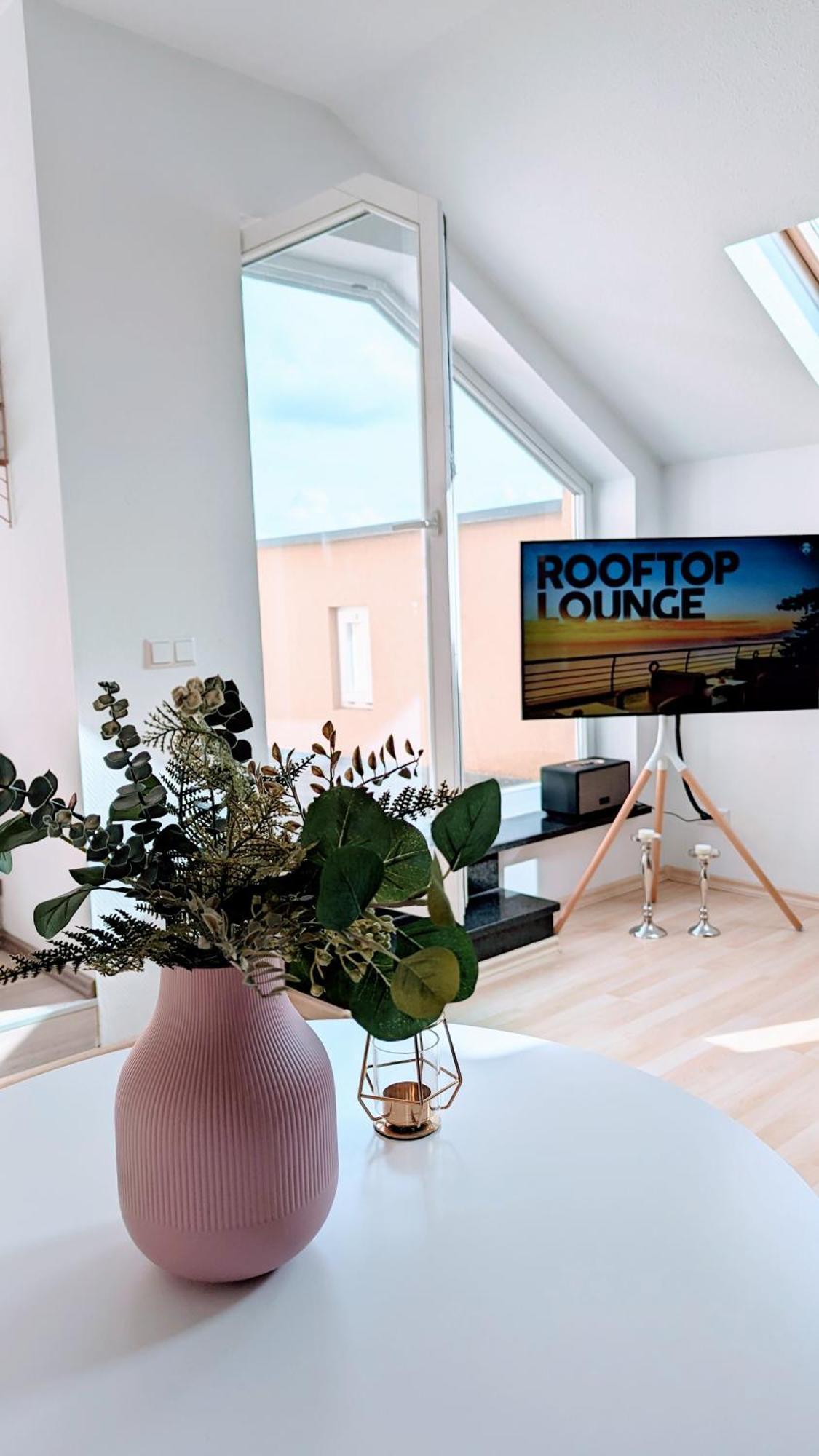Rooftop Art Apartment, E-Roller,Ausblick,Wlan,Tv Хемніц Екстер'єр фото