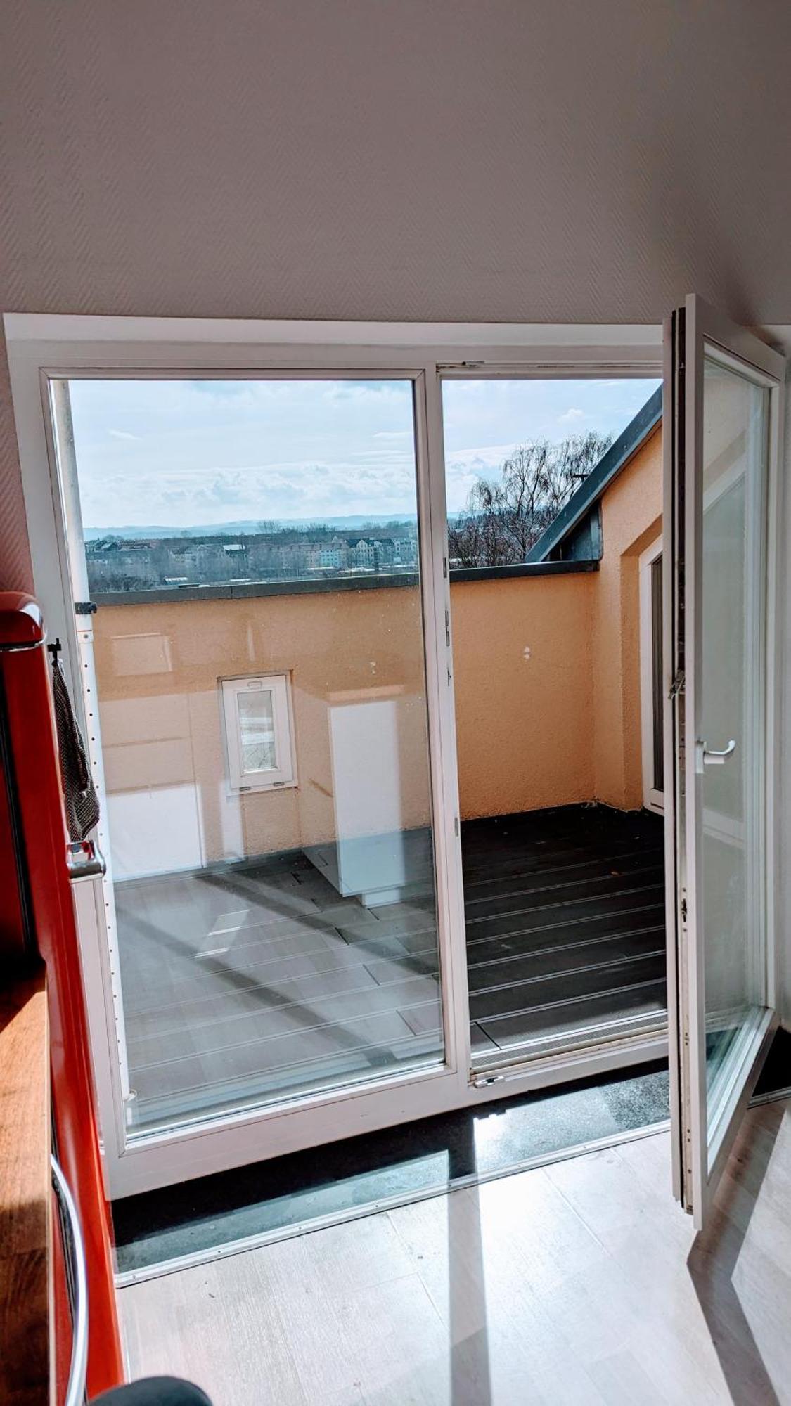 Rooftop Art Apartment, E-Roller,Ausblick,Wlan,Tv Хемніц Екстер'єр фото