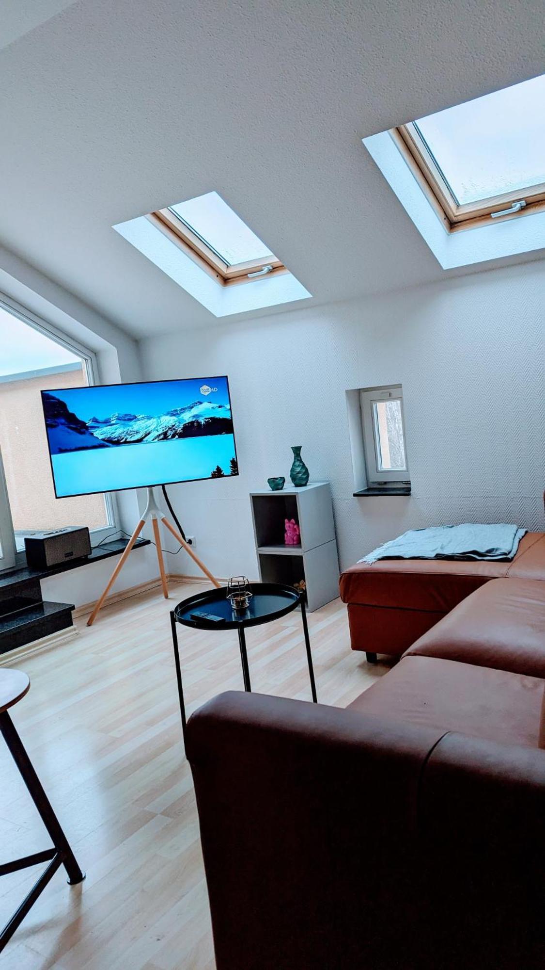 Rooftop Art Apartment, E-Roller,Ausblick,Wlan,Tv Хемніц Екстер'єр фото