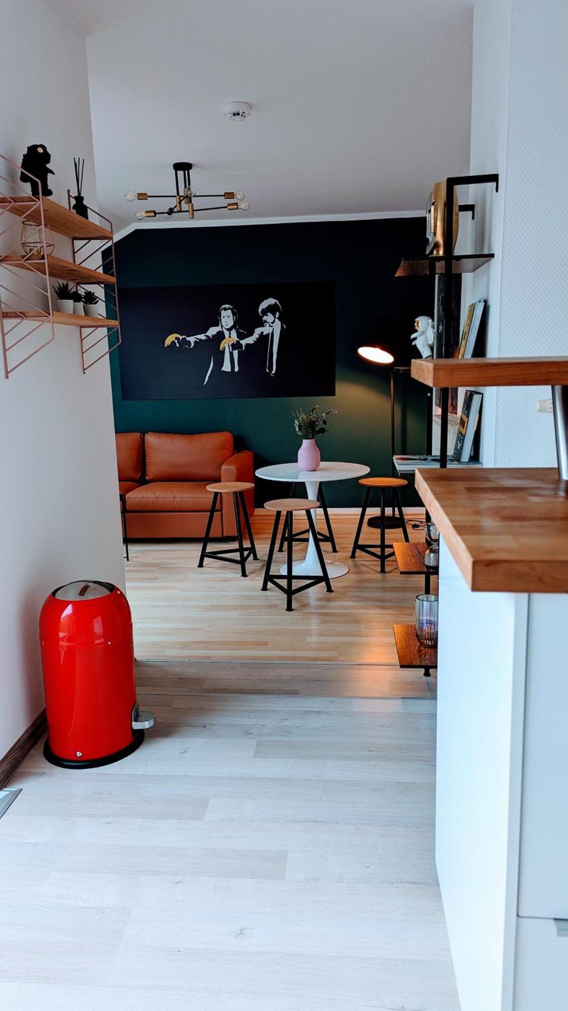 Rooftop Art Apartment, E-Roller,Ausblick,Wlan,Tv Хемніц Екстер'єр фото